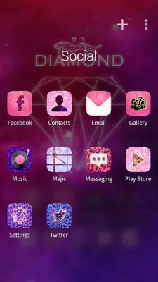 My Diamond GOLauncher EX Theme android App screenshot 1